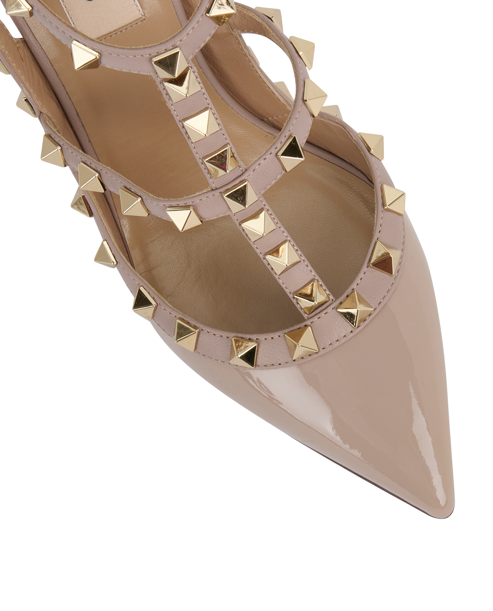 Valentino Rockstud Caged Pumps 100, &pound;350, Shoes, Patent Leather, Other view