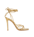 Gianvito Rossi Sylvie Sandal, £210, Shoes, Gold, Leather, Front view