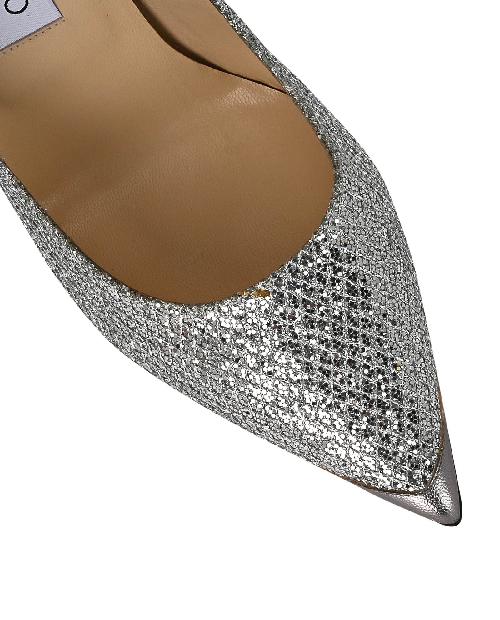 Jimmy Choo Anouk Pumps, &pound;290, Shoes, Silver, Leather, Other view