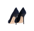 Abel Heels, £195, Shoes, Navy, Suede, Back view