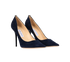 Abel Heels, £195, Shoes, Navy, Suede, Side view