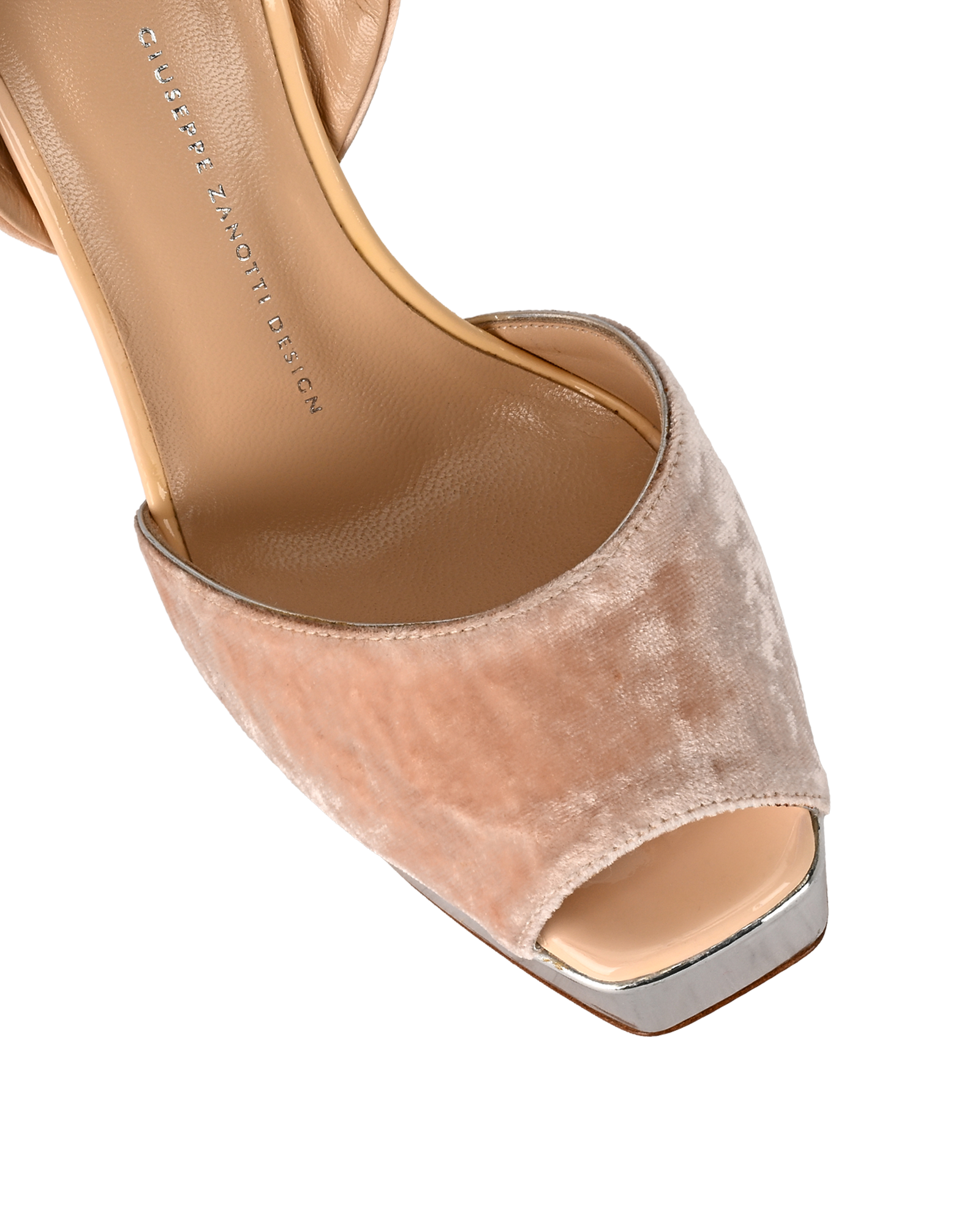 Giuseppe Zanotti Amelia Platform Sandals, &pound;150, Shoes, Pink, Leather/Satin, Other view