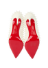 Christian Louboutin Follies Spikes 100 Coquillage, top view