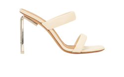 Off-White High Allen Mules, Leather, White, UK4, DB/B, 3*