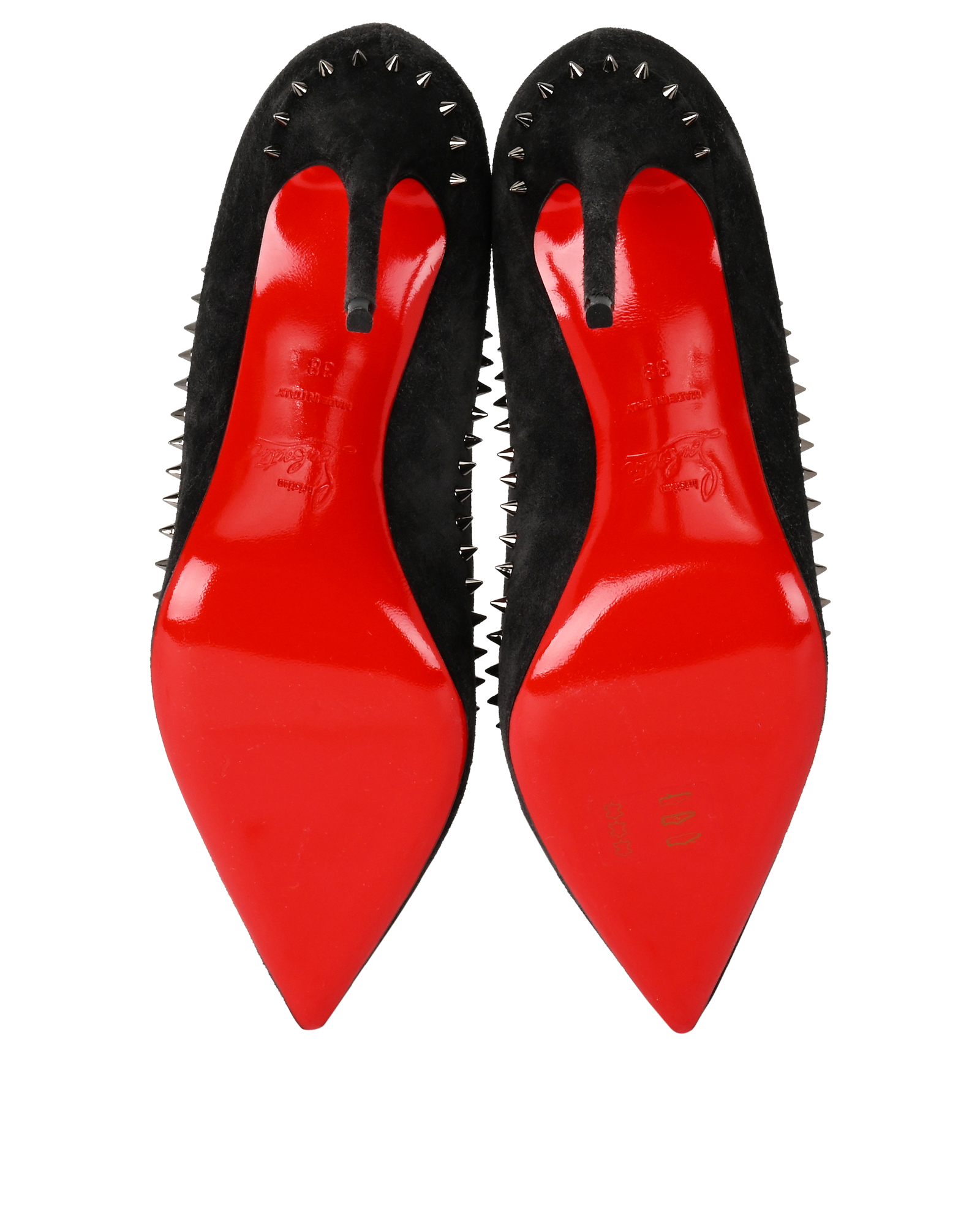 Pre-loved Christian Louboutin Anjalina 100 Heels - £430