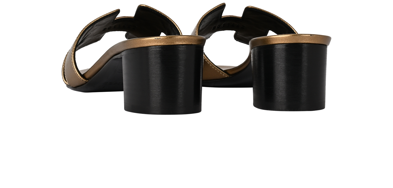 Hermes Oasis Sandals, &pound;495, Shoes, Bronze, Leather, Back view