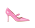 Manolo Blahnik Campari Pumps, &pound;390, Shoes, Pink, Patent Leather, Front view