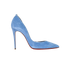 Christian Louboutin Iriza 100, &pound;395, Shoes, Blue, Suede, Front view