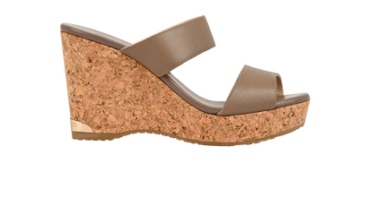 Jimmy Choo Parker 100, &pound;120, Shoes, Brown, Leather, Front view