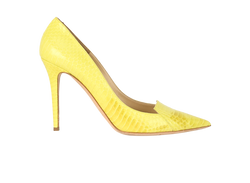 Jimmy Choo Avril Pumps, Snake, Yellow, UK8, B/DB, 3*