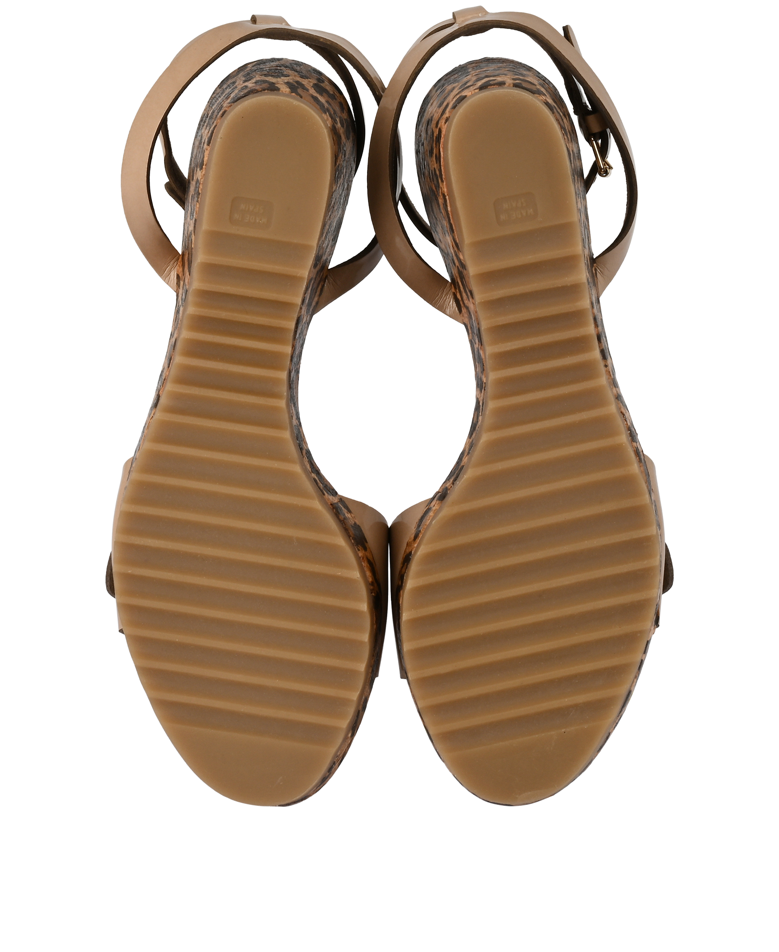 Stella McCartney Linda Platform Sandals, &pound;90, Shoes, Beige, Faux Leather, Top view