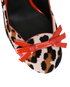 Bottega Veneta Block Heel Slip On, &pound;180, Shoes, Black/Brown/Orange, Leather/Pony / Calfhair, Other view