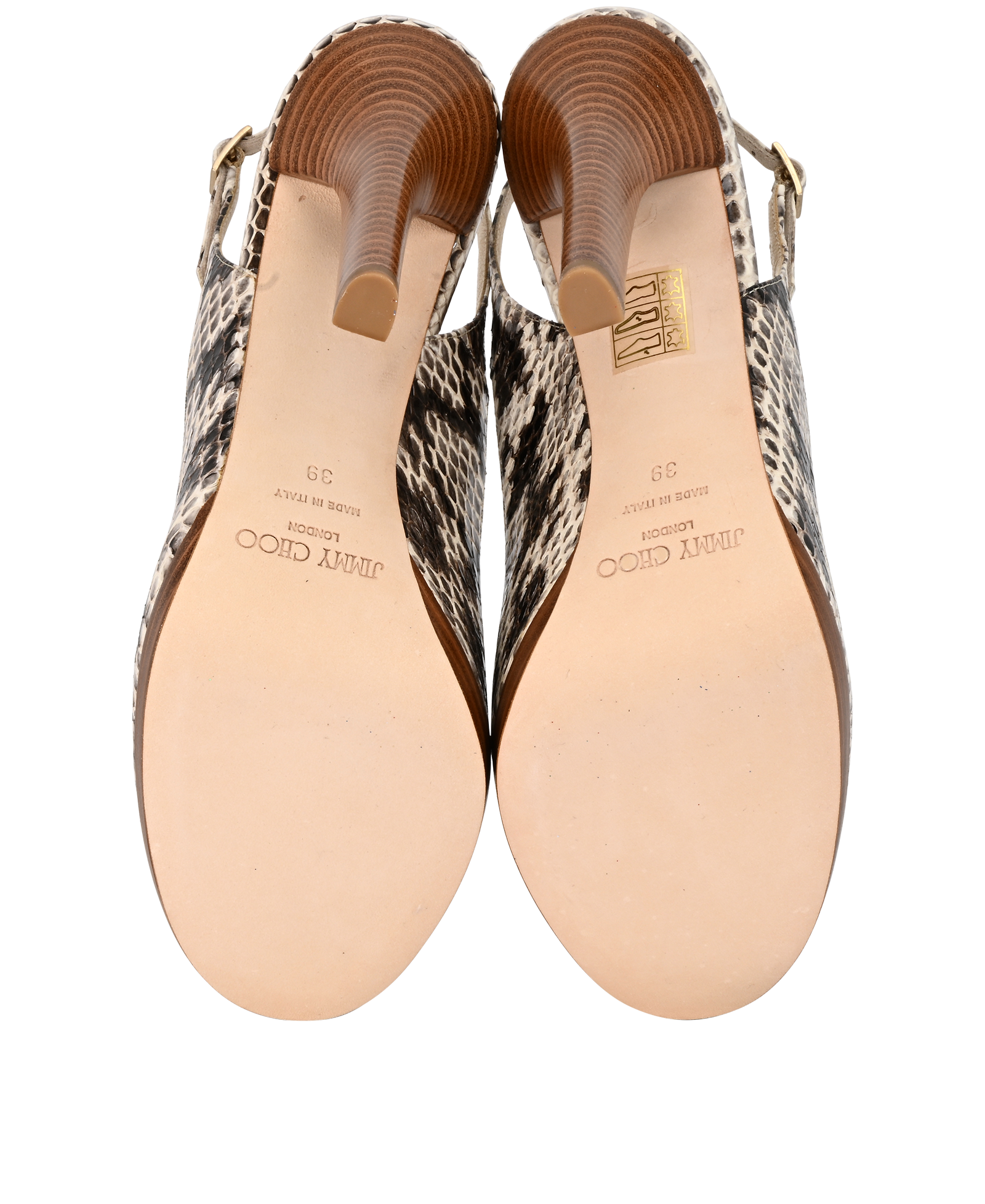 Jimmy Choo Slingback Heels, &pound;175, Shoes, Grey, Leather, Top view