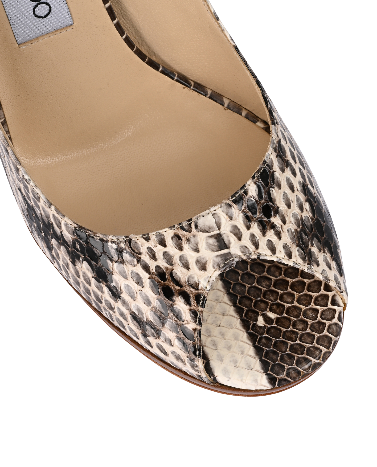 Jimmy Choo Slingback Heels, &pound;175, Shoes, Grey, Leather, Other view