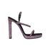 Saint Laurent Glitter Heels, &pound;295, Shoes, Black/Pink, Leather, Front view