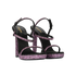 Saint Laurent Glitter Heels, &pound;295, Shoes, Black/Pink, Leather, Side view