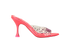 Christian Louboutin Degramule Strass, &pound;395, Shoes, Pink, Leather/Plastic, Front view