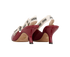 Christian Dior J'Adior Slingback Heels, &pound;450, Shoes, Red, Fabric/Patent Leather, Back view