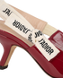 Christian Dior J'Adior Slingback Heels, &pound;450, Shoes, Red, Fabric/Patent Leather, Other view