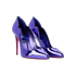 Christian Louboutin Hot Chick Pumps, &pound;495, Shoes, Purple, Patent Leather, Side view