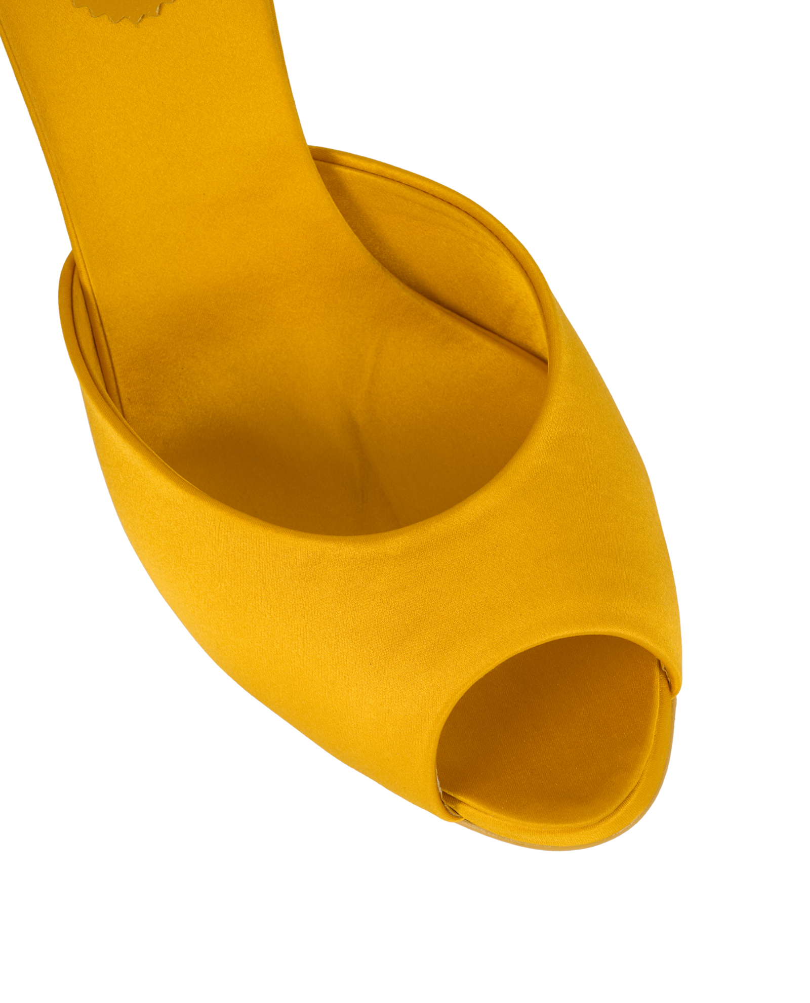 Christian Louboutin Me Dolly 85 Mule, &pound;350, Shoes, Yellow, Satin, Other view
