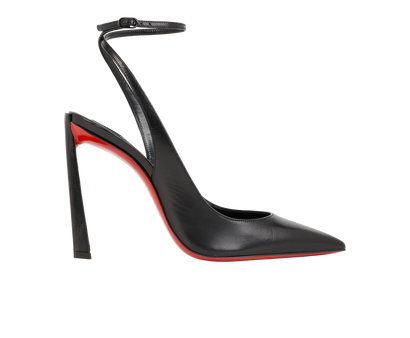 Christian Louboutin Condora Strap 100, &pound;450, Handbags, Black, Leather, Front view