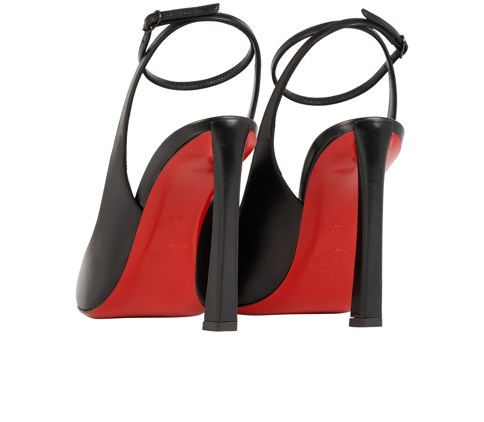 Christian Louboutin Condora Strap 100, &pound;450, Handbags, Black, Leather, Back view