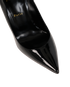 Christian Louboutin Lipchick Pump 100, &pound;450, Shoes, Black/Gold, Patent Leather, Other view