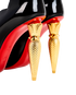 Christian Louboutin Lipchick Pump 100, &pound;450, Shoes, Black/Gold, Patent Leather, Other view