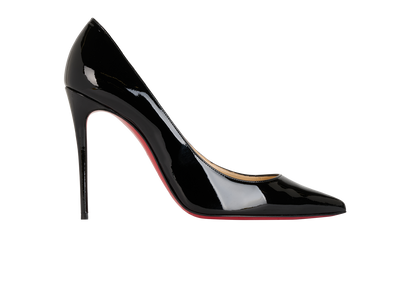Christian Louboutin Kate 100, &pound;350, Shoes, Black, Leather, Front view