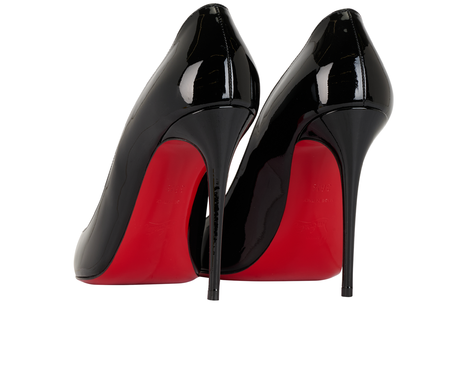 Christian Louboutin Kate 100, &pound;350, Shoes, Black, Leather, Back view