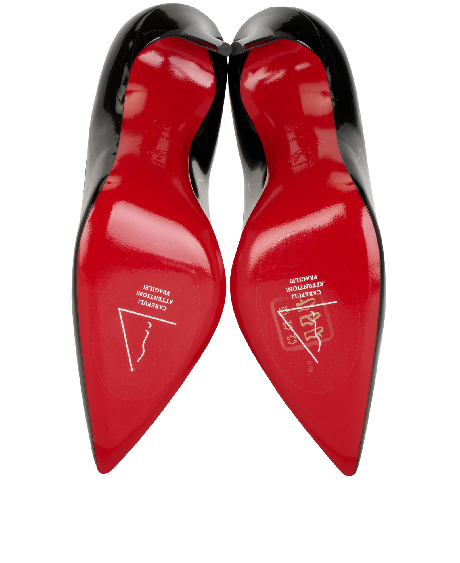 Christian Louboutin Kate 100, &pound;350, Shoes, Black, Leather, Top view