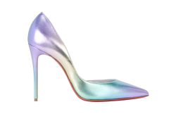 Christian Louboutin Iridescent Iriza 100, Leather, Multi, B/DB, 3*