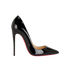 Christian Louboutin So Kate 120, &pound;450, Shoes, Black, Patent Leather, Front view
