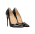 Christian Louboutin So Kate 120, &pound;450, Shoes, Black, Patent Leather, Side view