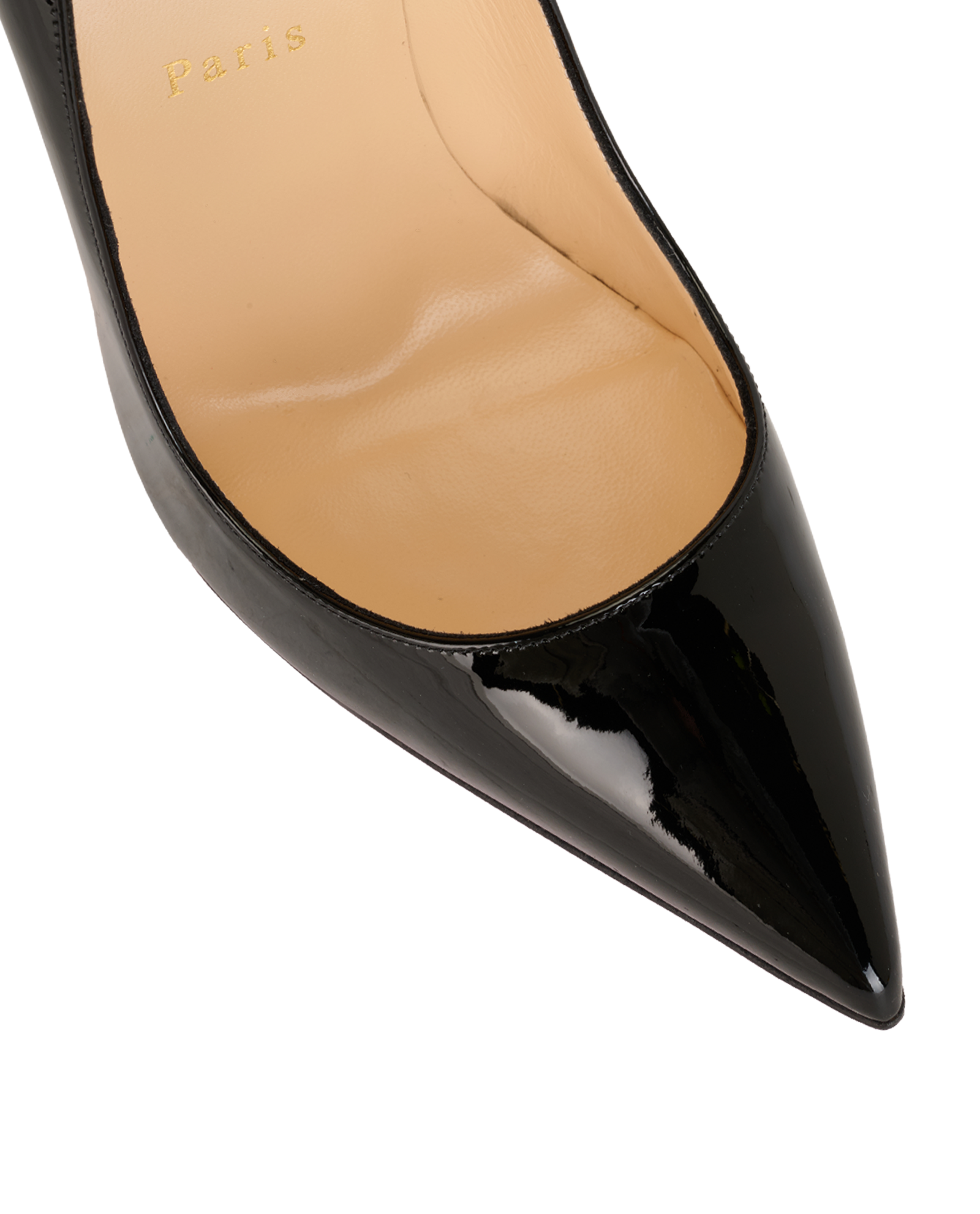 Christian Louboutin So Kate 120, &pound;450, Shoes, Black, Patent Leather, Other view