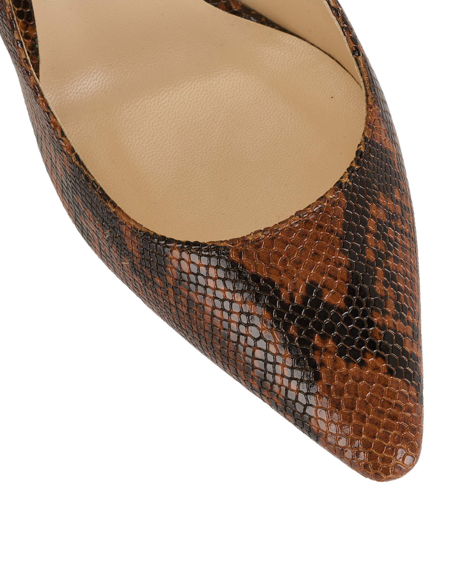 Jimmy Choo Romy 100, &pound;180, Shoes, Brown, Leather, Other view