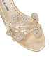 Manolo Blahnik Fernusan Bridal 90, &pound;250, Shoes, Gold, Crystal/Leather, Other view