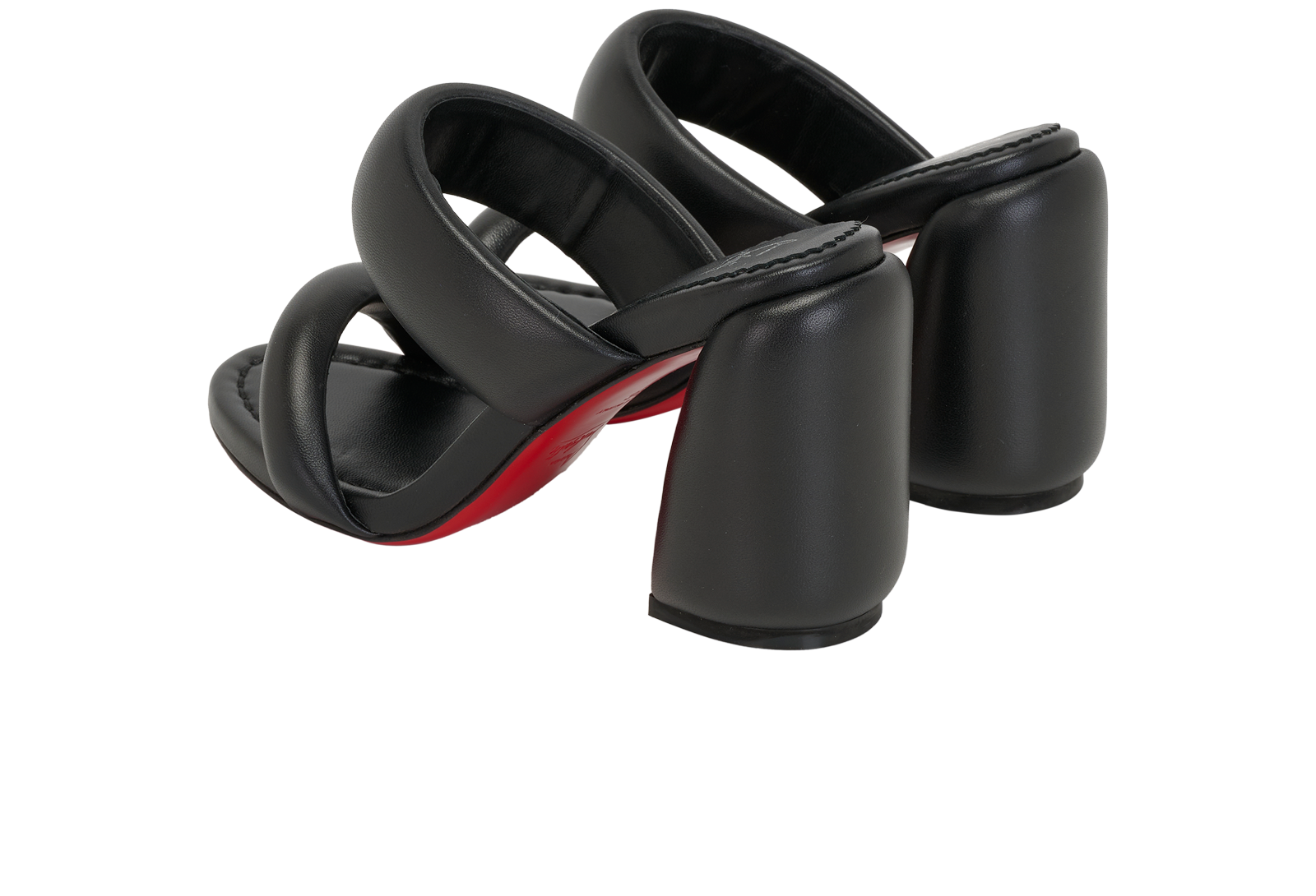 Christian Louboutin Inflama Sab 85, &pound;320, Shoes, Black, Leather, Back view