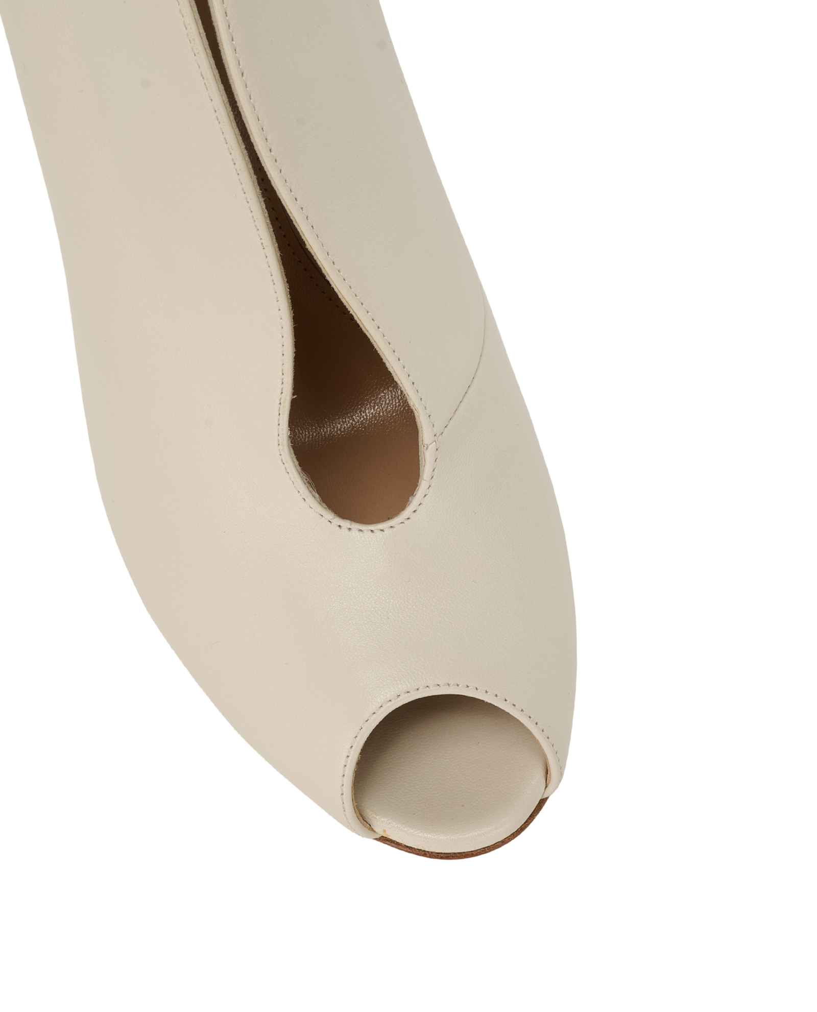 Gianvito Rossi Vamp Booties, &pound;150, Shoes, White, Leather, Other view