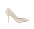 Dolce & Gabbana Lace Details Heels, &pound;195, Shoes, White, Leather, Front view