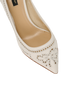 Dolce & Gabbana Lace Details Heels, &pound;195, Shoes, White, Leather, Other view