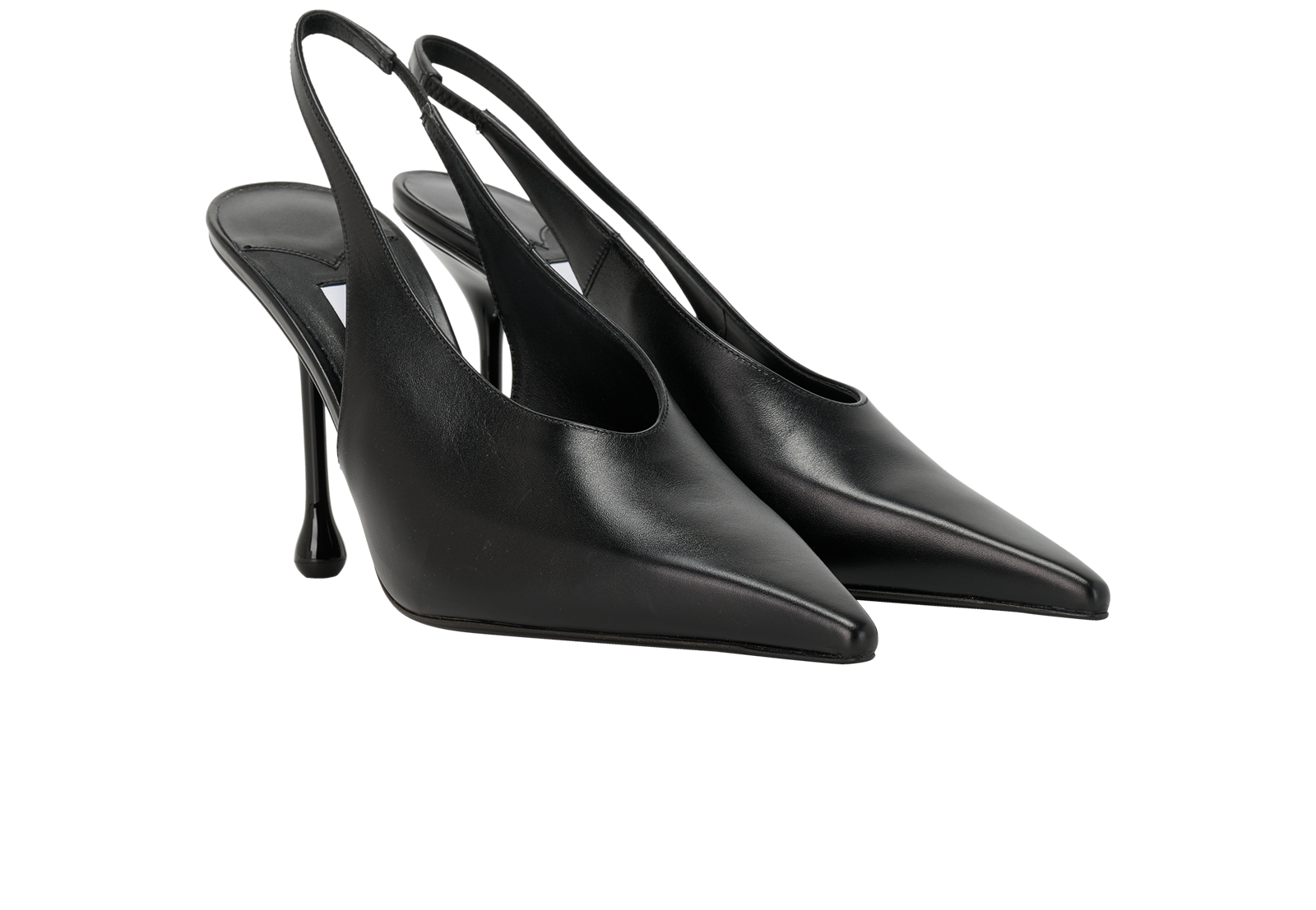 Jimmy Choo Isa 95, &pound;295, Shoes, Black, Leather, Side view