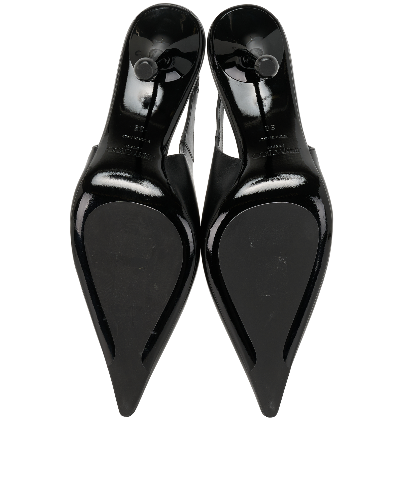 Jimmy Choo Isa 95, &pound;295, Shoes, Black, Leather, Top view