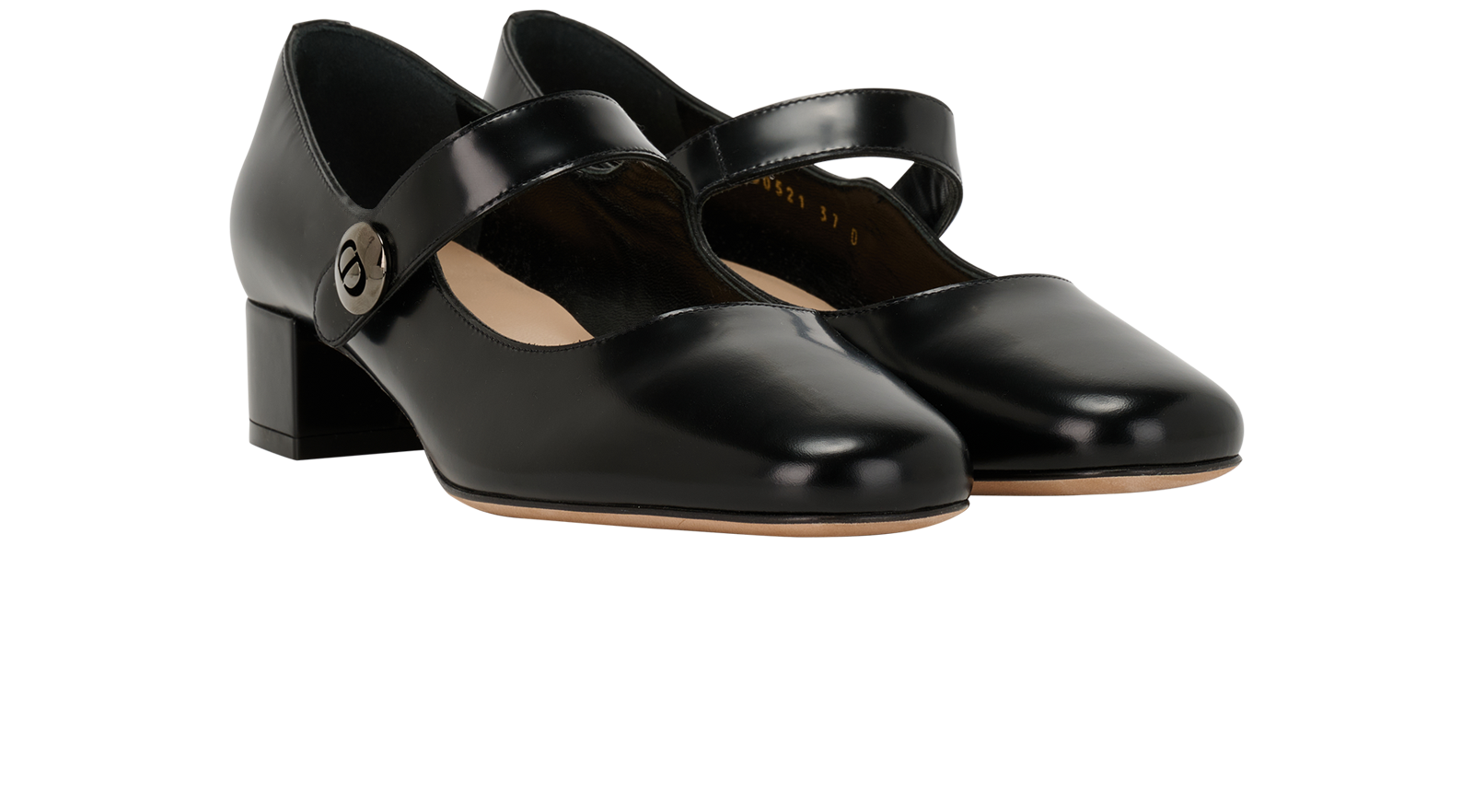 Christian Dior Mary Jane Heels, &pound;350, Shoes, Black, Leather, Side view