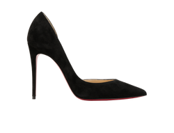 Christian Louboutin Iriza 100, Suede, Black, UK3, DB/B, 3*