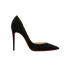 Christian Louboutin Iriza 100, &pound;350, Shoes, Black, Suede, Front view