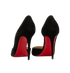 Christian Louboutin Iriza 100, &pound;350, Shoes, Black, Suede, Back view