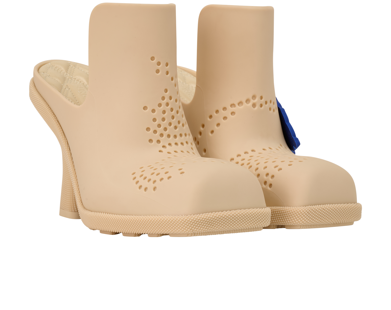 Burberry Highland Mules, &pound;230, Shoes, Beige, Rubber, Bottom view
