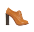 Chloe Rosie Lace Up Heels, &pound;90, Shoes, Tan, Leather, Front view